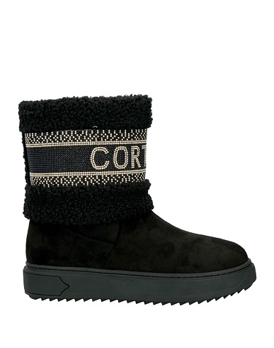 DE SIENA Stiefelette Schwarz Gewebefasern