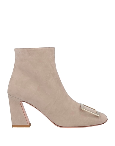 ROGER VIVIER Ankle boot Beige Leather