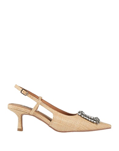 BIBI LOU Pump Beige Textile fibers