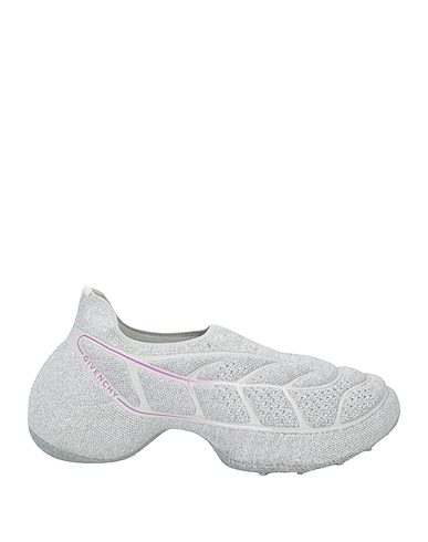 GIVENCHY Sneakers Silver 70% Polyester, 20% Polyurethane, 10% Viscose
