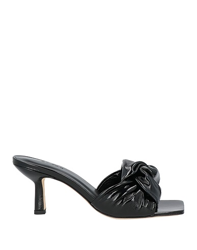 BY FAR Sandals Black Lambskin