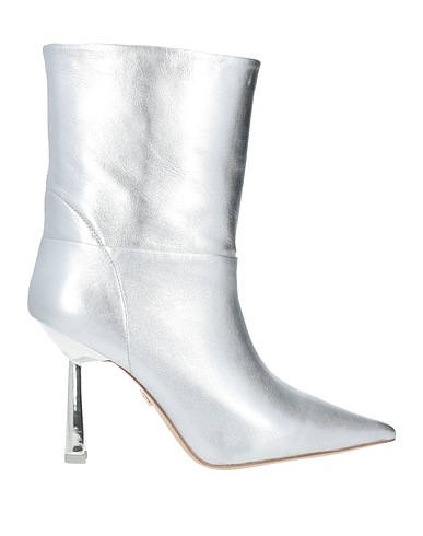 LOLA CRUZ Ankle boot Silver Leather