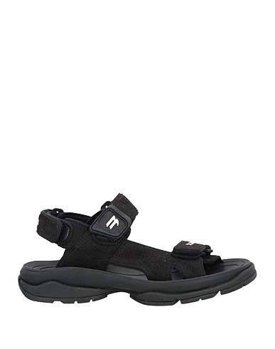 BALENCIAGA Sandals Black Textile fibres