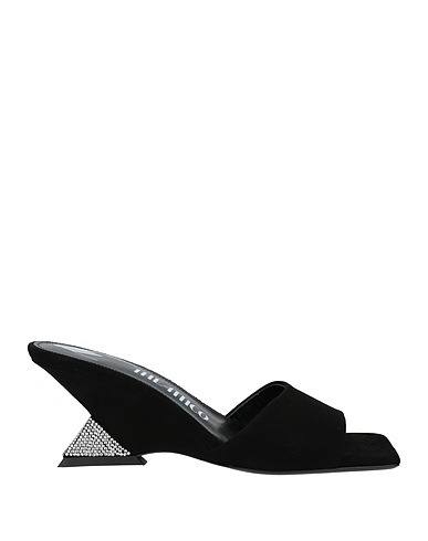 THE ATTICO Sandals Black Leather