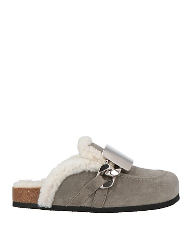 JW ANDERSON Mule e zoccoli Grigio Pelle