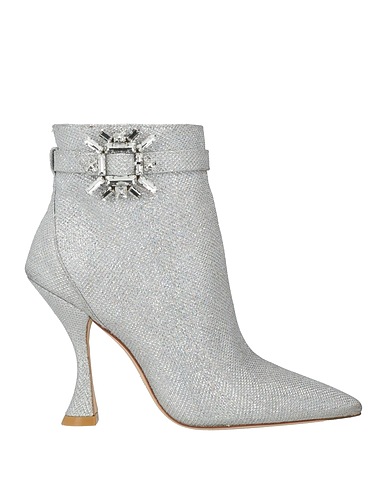 STUART WEITZMAN Ankle boot Silver Leather