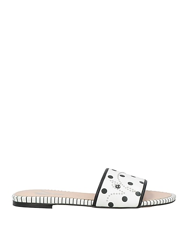 MANILA GRACE Sandals White Textile fibres