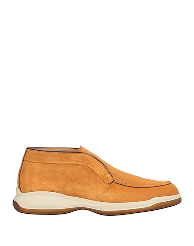 SANTONI Ankle boot Camel Leather