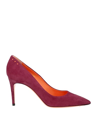SANTONI Court Plum Leather