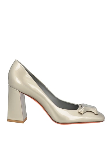 SANTONI Pump Light grey Leather