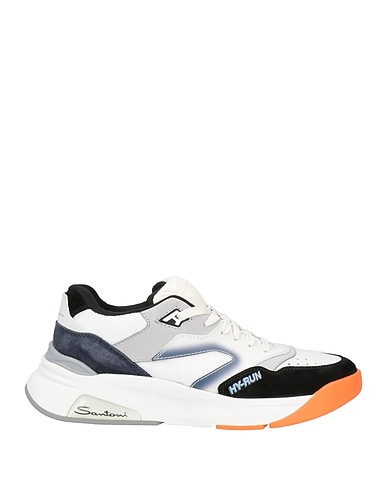 SANTONI Sneakers Off white Leather