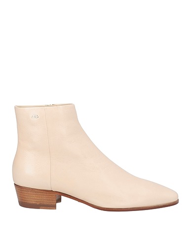 SANTONI Ankle boot Ivory Leather
