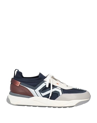 SANTONI Sneakers Midnight blue Leather