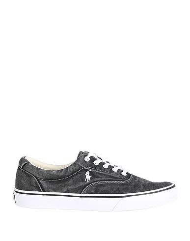 POLO RALPH LAUREN Sneakers Nero 100% Cotone