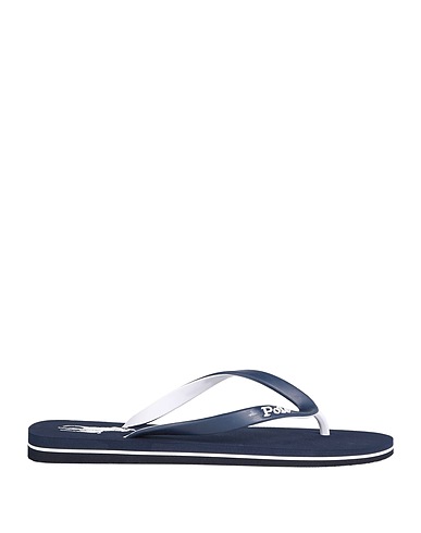 POLO RALPH LAUREN Flip flops Navy 100% Rubber