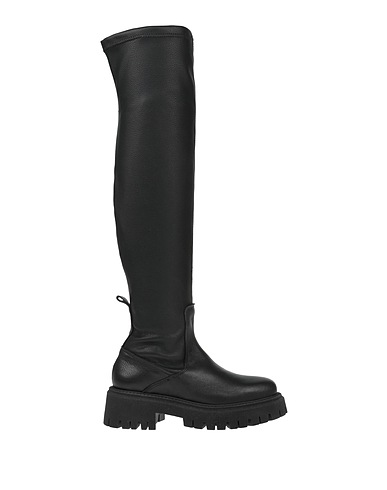 ISLO ISABELLA LORUSSO Boots Black Leather, Textile fibers