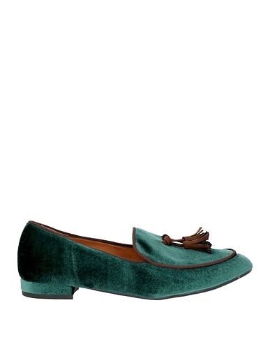 ISLO ISABELLA LORUSSO Loafers Emerald green Textile fibres