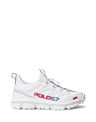 POLO RALPH LAUREN Sneakers Weiß Gewebefasern