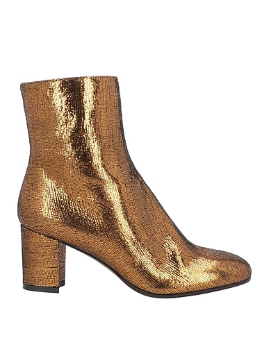 L' AUTRE CHOSE Ankle boot Bronze Leather