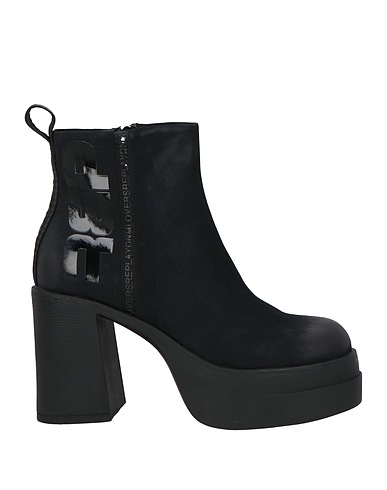 REPLAY Ankle boot Black Textile fibres