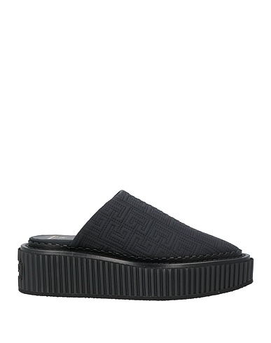 BALMAIN Mules and clogs Black 100% Polyester