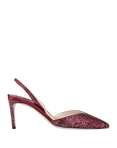 RENE' CAOVILLA Court Garnet Textile fibres