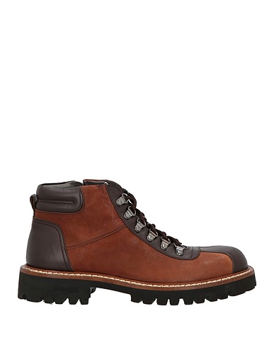 POLLINI Ankle boot Dark brown Calfskin