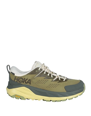 HOKA スニーカー M KAHA LOW GTX
 ミリタリーグリーン 革（なめし加工） / ゴム