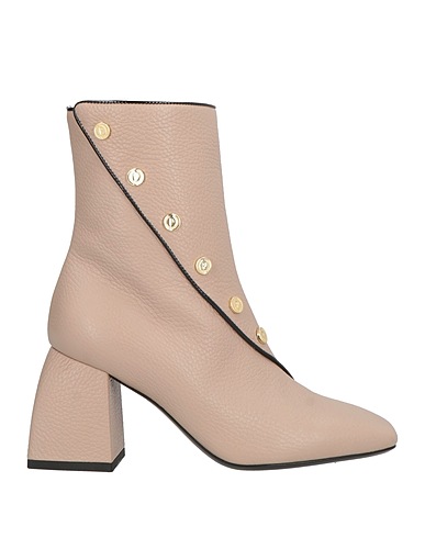 POLLINI Ankle boot Beige Leather