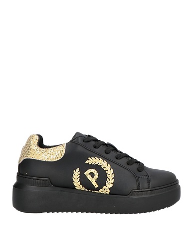 POLLINI Sneakers Black Polyurethane