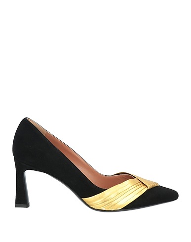 POLLINI Court Black Leather