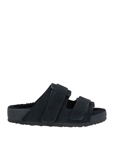 BIRKENSTOCK x TEKLA Sandals Black Leather, Shearling