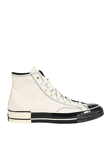 CONVERSE Sneakers CHUCK 70 HI NATURAL  Panna 100% Fibre tessili