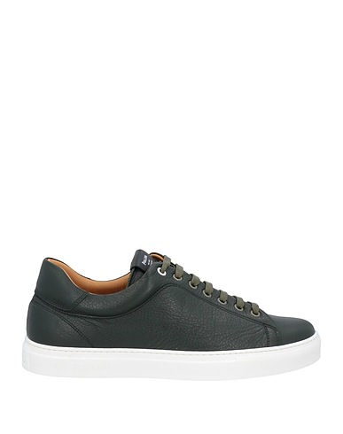 POLLINI Sneakers Dark green Leather