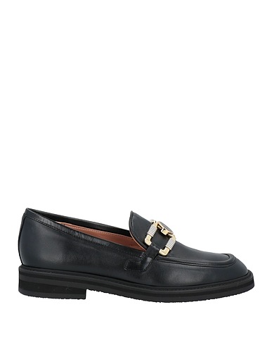 POLLINI Loafers Black 100% Calfskin