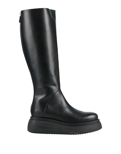 POLLINI Boots Black Calfskin