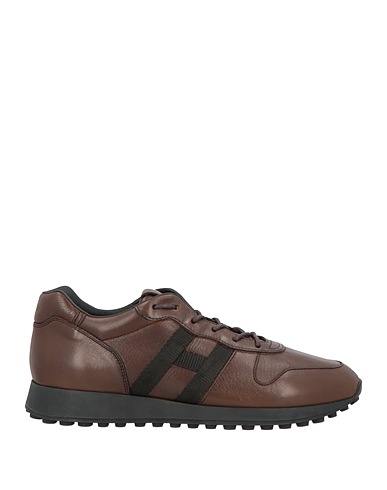 HOGAN Sneakers Schokobraun Leder
