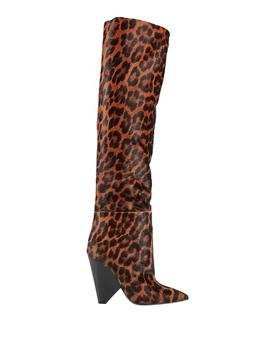 SAINT LAURENT Boots Brown Leather