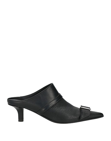MM6 MAISON MARGIELA Mules and clogs Black Leather