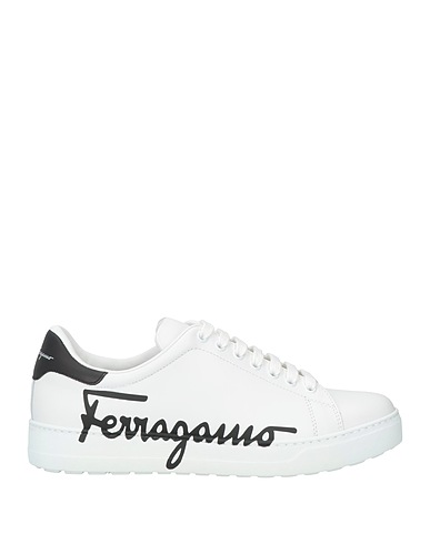 FERRAGAMO Sneakers White Calfskin
