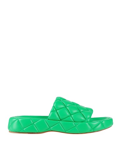 BOTTEGA VENETA Sandals Green Lambskin