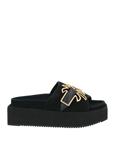 PALM ANGELS Sandals Black Leather