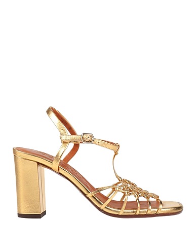 CHIE MIHARA Sandals Gold Leather