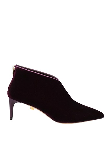 SKORPIOS Ankle boot Plum Textile fibres