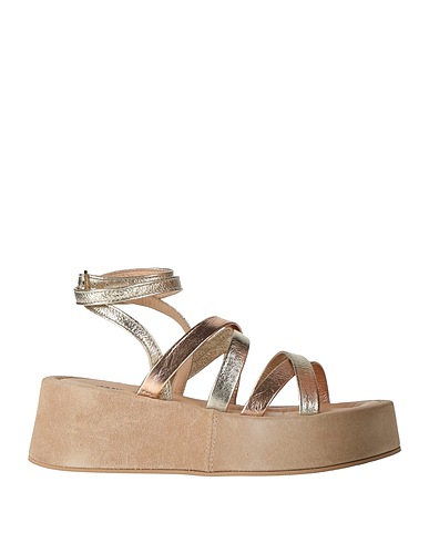 JANET & JANET Sandals Platinum Leather