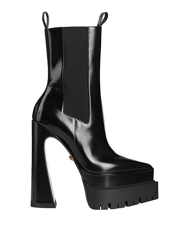 VERSACE Ankle boot Black Calfskin