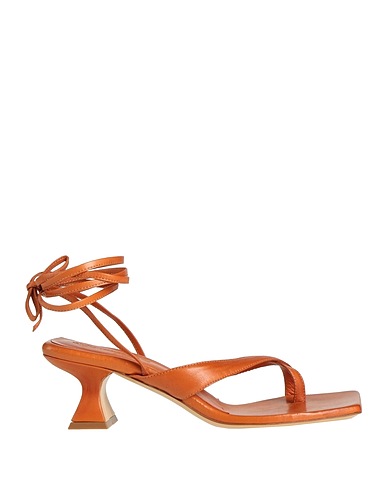 ALDO CASTAGNA Flip flops Tan Leather