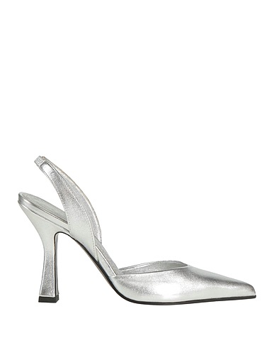 ALDO CASTAGNA Pump Silver Leather