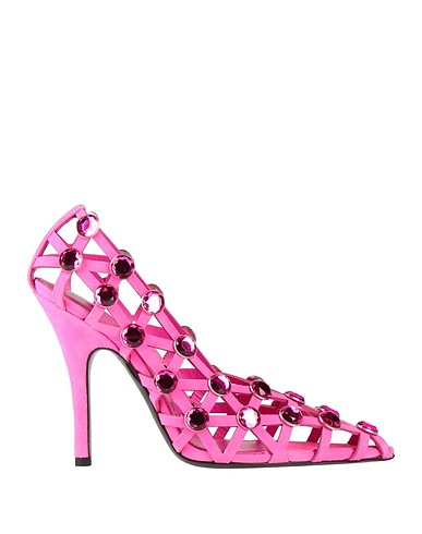 THE ATTICO Court Fuchsia Leather