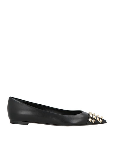 VALENTINO GARAVANI Ballet flats ROCKSTUD ALCOVE Black Leather